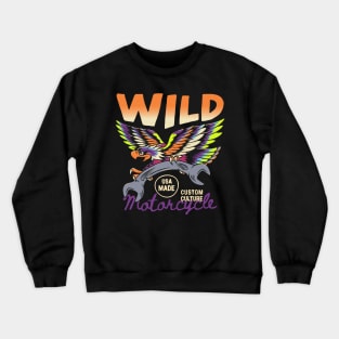 Eagle wild motorcycle Crewneck Sweatshirt